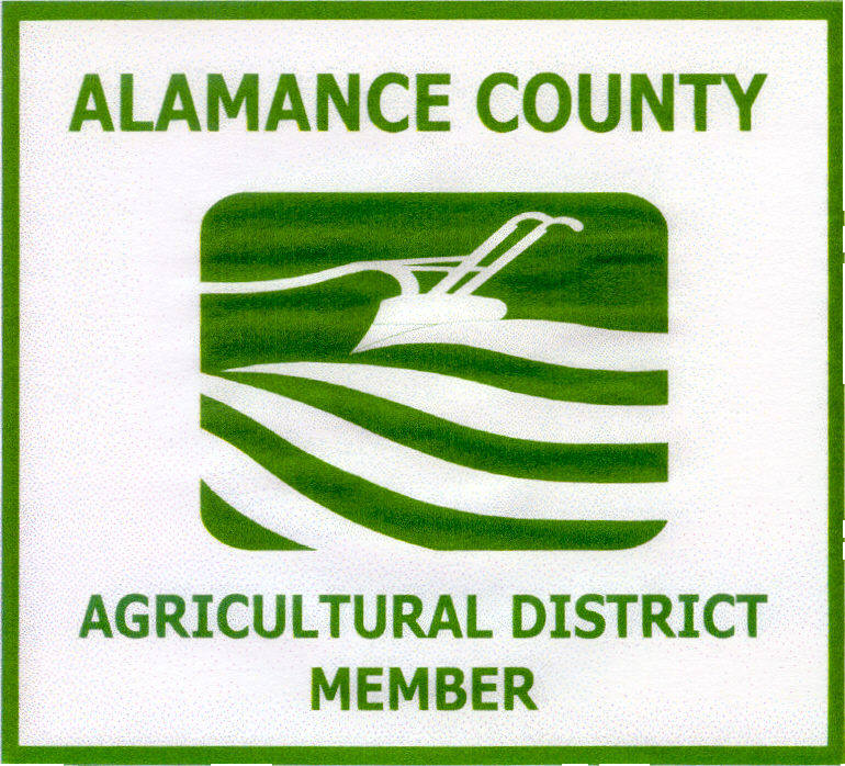Alamance County Agricultural District Member Sign
